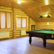large green pool table