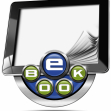 E-Book Symbol with Tablet Computer