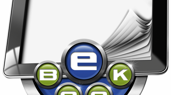 E-Book Symbol with Tablet Computer